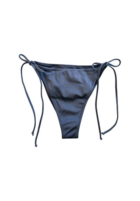 Costume donna Marielle MC2 Saint Barth 00349H Grigio slip tinta unita vita media laccetti MC2 SAINT BARTH | Costumi | MARIELLE00349H16H